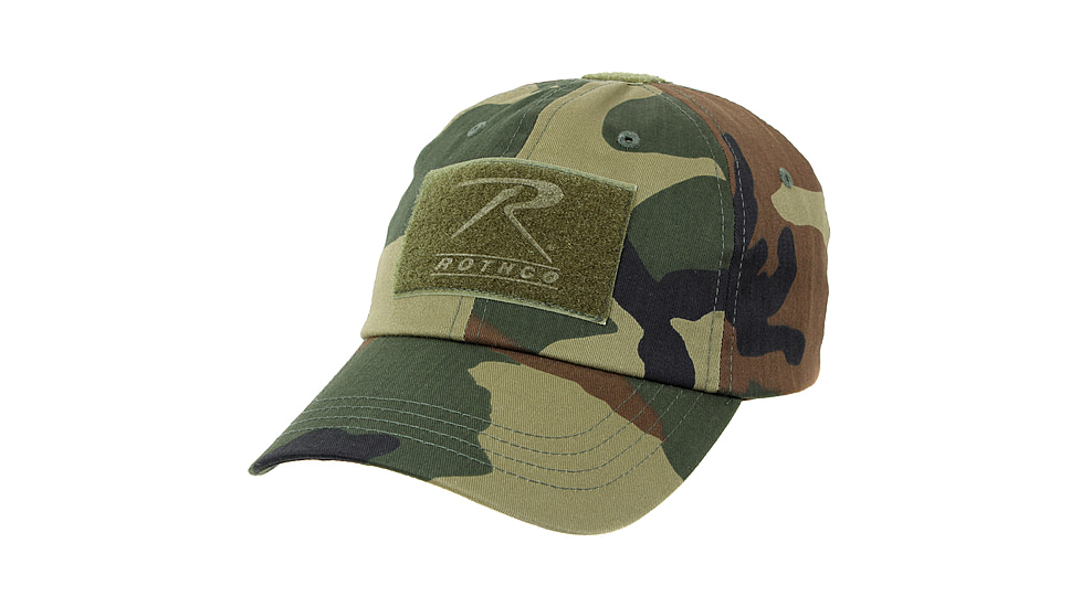 Rothco Tactical Operator Cap, Woodland Camo, 9362-WoodlandCamo