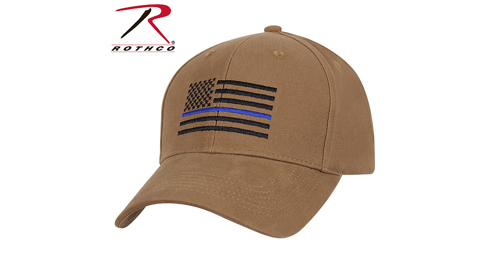 Rothco Thin Blue Line Flag Low Profile Cap, 4372
