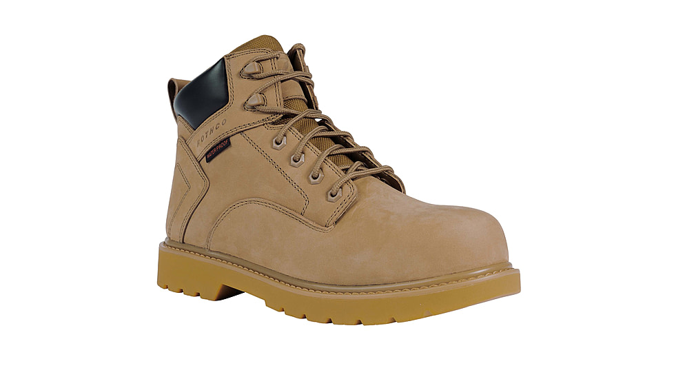 Rothco Tradesman Composite Toe 6 Inch Work Boots - Mens, Coyote Brown, 13 US, 54125-AR670-1CoyoteBrown-13
