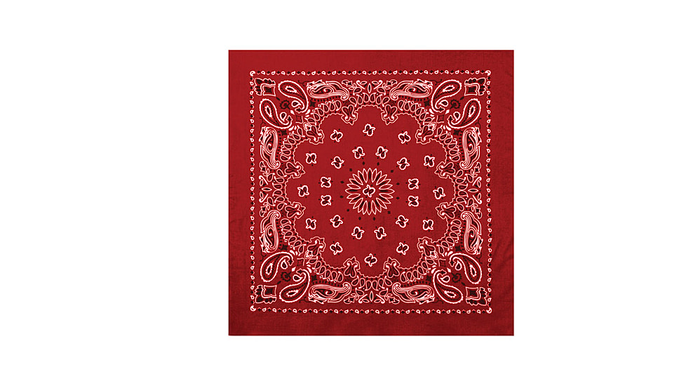 Rothco Trainmen Bandana, Red/White, 4142-RedWhite