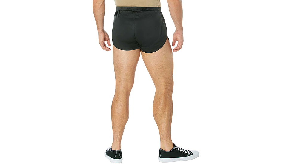 Rothco US Flag Ranger PT Physical Training Shorts - Mens, Black, Small, 70052-S