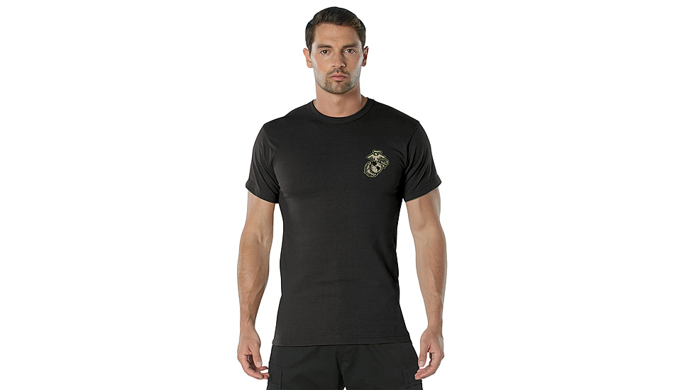 Rothco USMC Dogs of War T-Shirt - Mens, Black, Extra Large, 11760-Black-XL