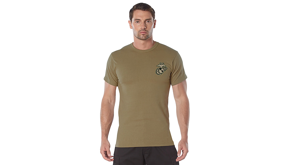 Rothco USMC Dogs of War T-Shirt - Men's, Coyote Brown, Medium, 11765-CoyoteBrown-M