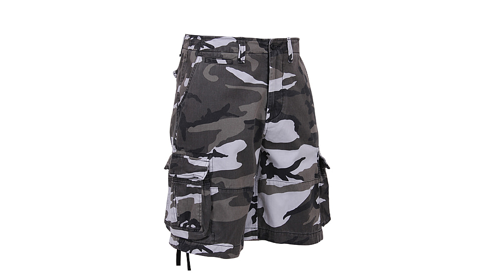 Rothco Vintage Camo Infantry Utility Shorts, City Camo, XL, 2525-CityCamo-XL