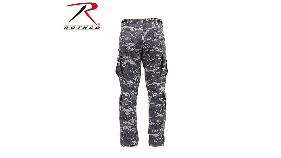 Rothco Vintage Camo Paratrooper Fatigue Pants, Woodland Camo, Small, 2586-WoodlandCamo-S