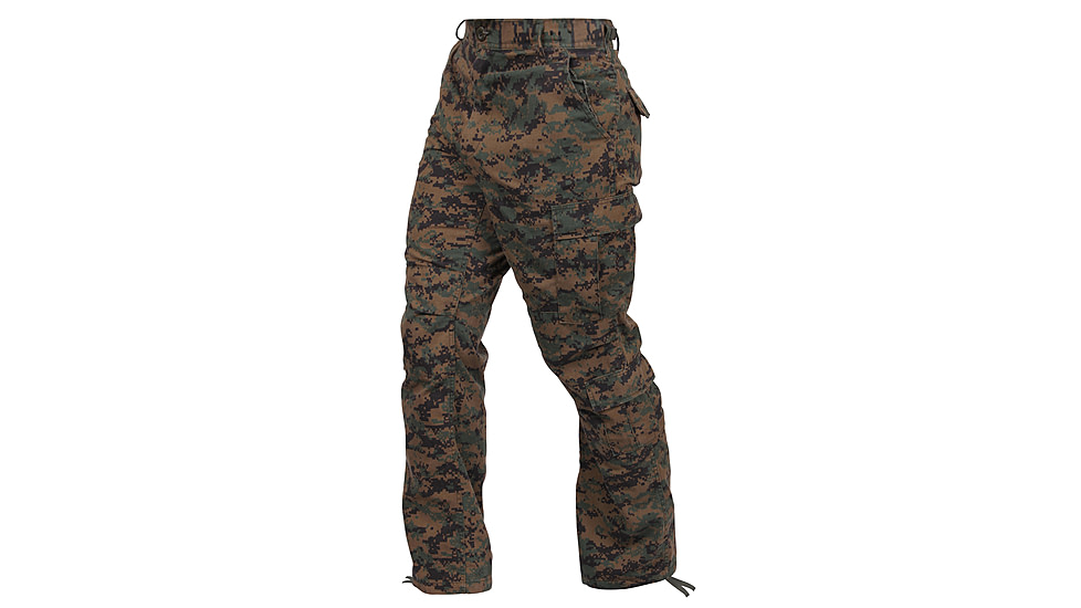 Rothco Vintage Camo Paratrooper Fatigue Pants, Woodland Camo, Small, 2586-WoodlandCamo-S