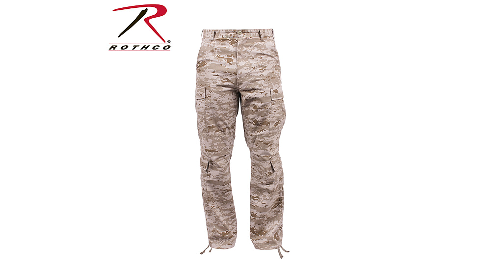 Rothco Vintage Camo Paratrooper Fatigue Pants, Woodland Camo, Small, 2586-WoodlandCamo-S