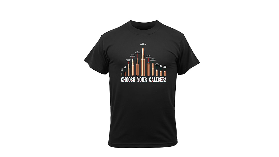Rothco Vintage Choose Your Caliber T-Shirt, M, 67380-M