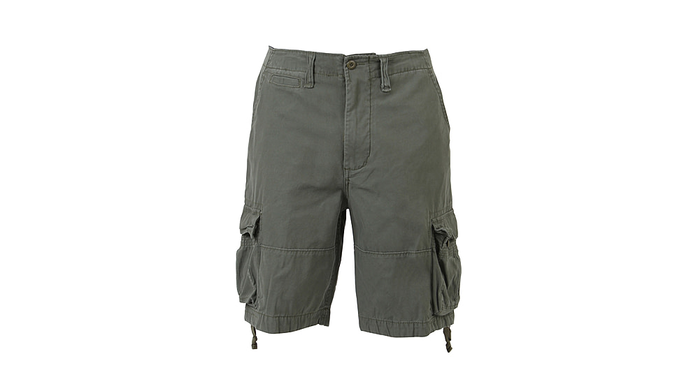 Rothco Vintage Infantry Utility Shorts, Olive Drab, Small, 2544-OliveDrab-S