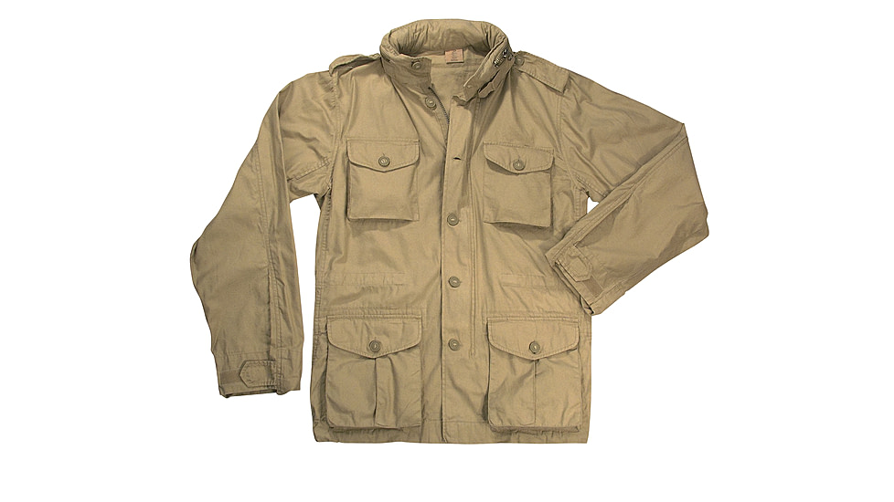 Rothco Vintage Lightweight M-65 Field Jacket, Sage Green, XL, 8731-SageGreen-XL
