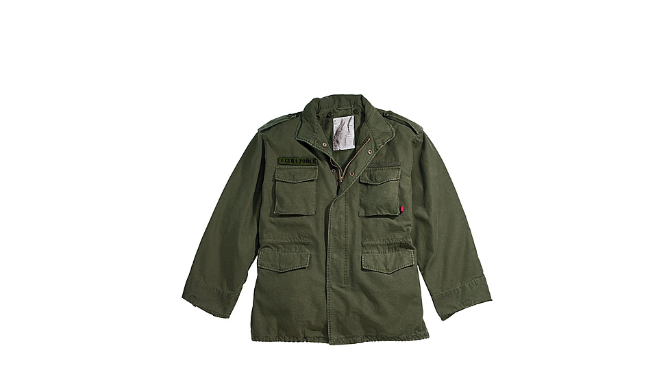 Rothco Vintage M-65 Field Jackets, Olive Drab, 3XL, 8605-OliveDrab-3XL