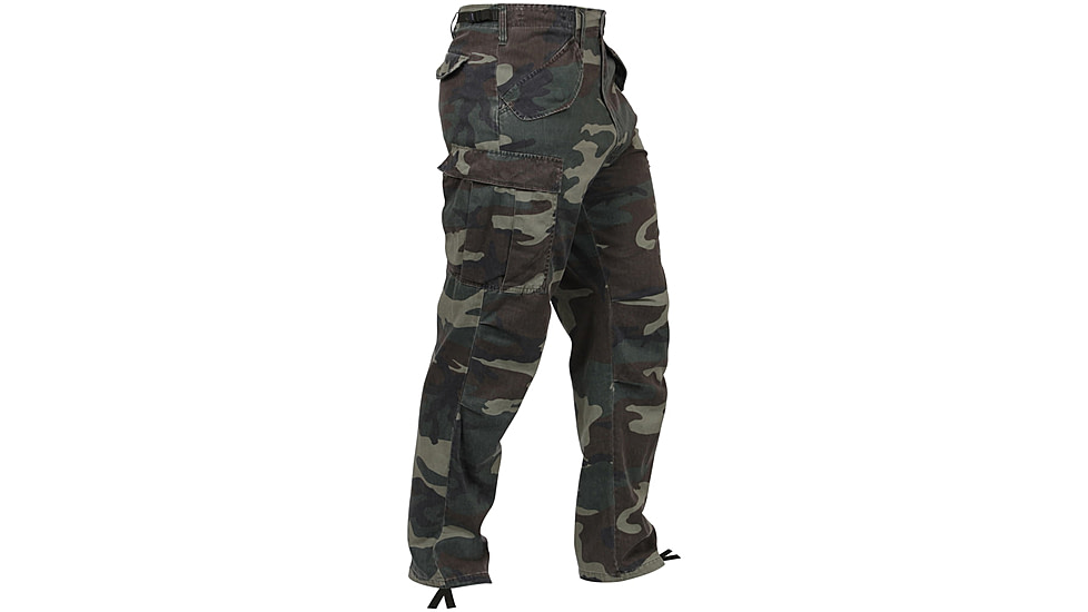 Rothco Vintage M-65 Field Pant, Woodland Camo, XL, 2605-WoodlandCamo-XL