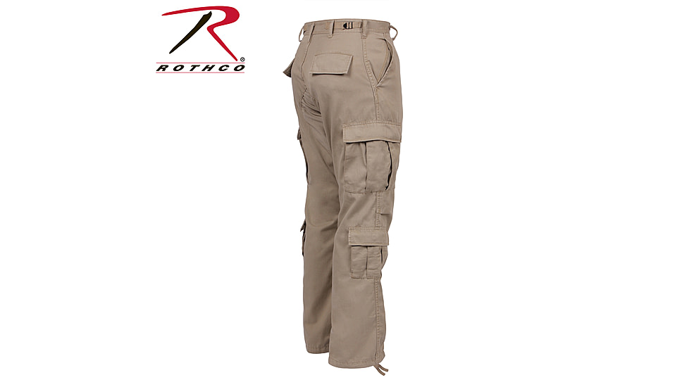 Rothco Vintage Paratrooper Fatigue Pants, Russet Brown, L, 2886-RussetBrown-L
