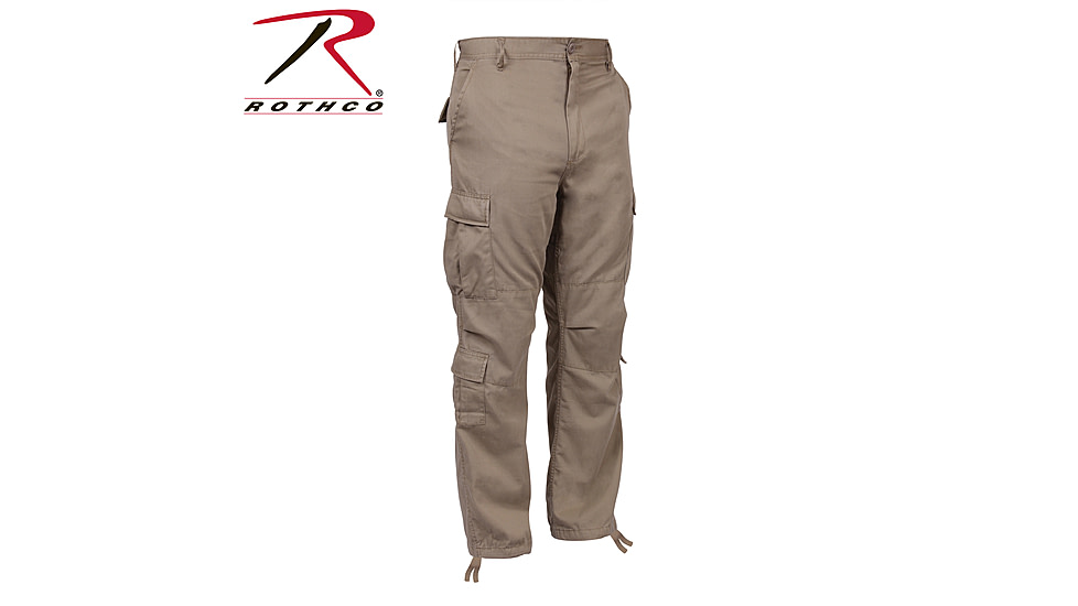 Rothco Vintage Paratrooper Fatigue Pants, Russet Brown, L, 2886-RussetBrown-L