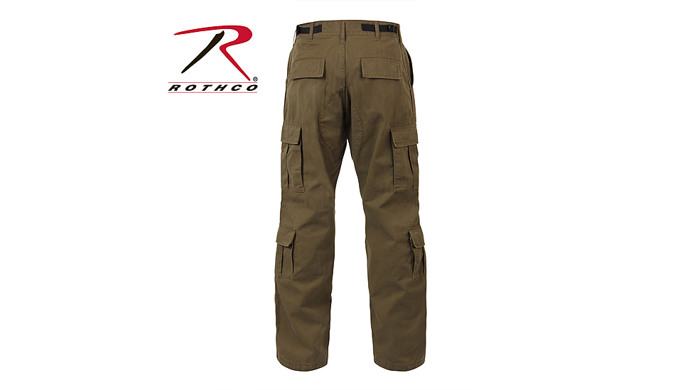 Rothco Vintage Paratrooper Fatigue Pants, Russet Brown, L, 2886-RussetBrown-L