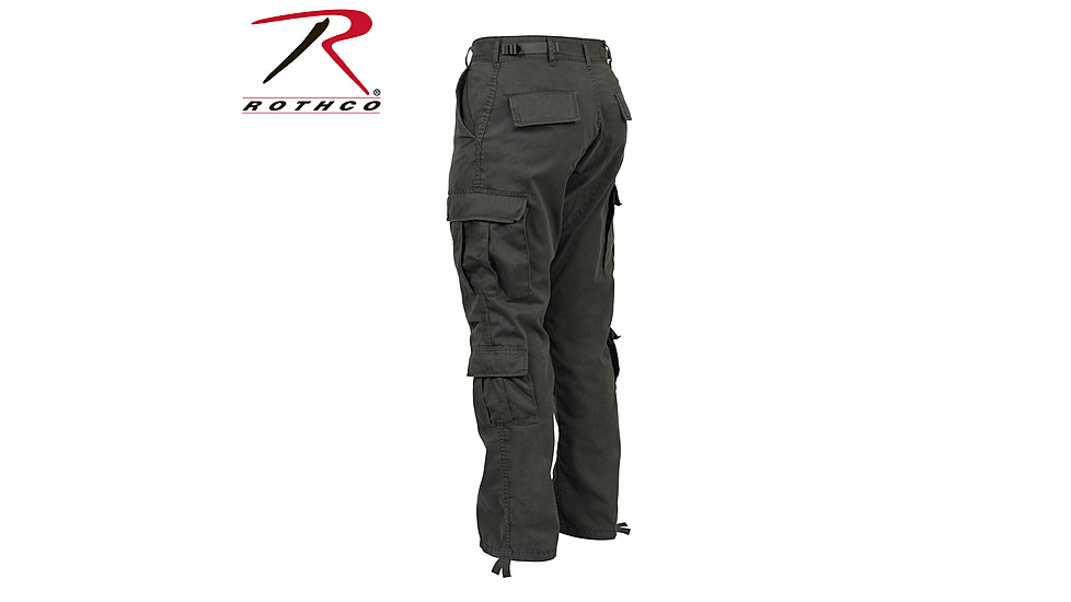 Rothco Vintage Paratrooper Fatigue Pants, Russet Brown, L, 2886-RussetBrown-L