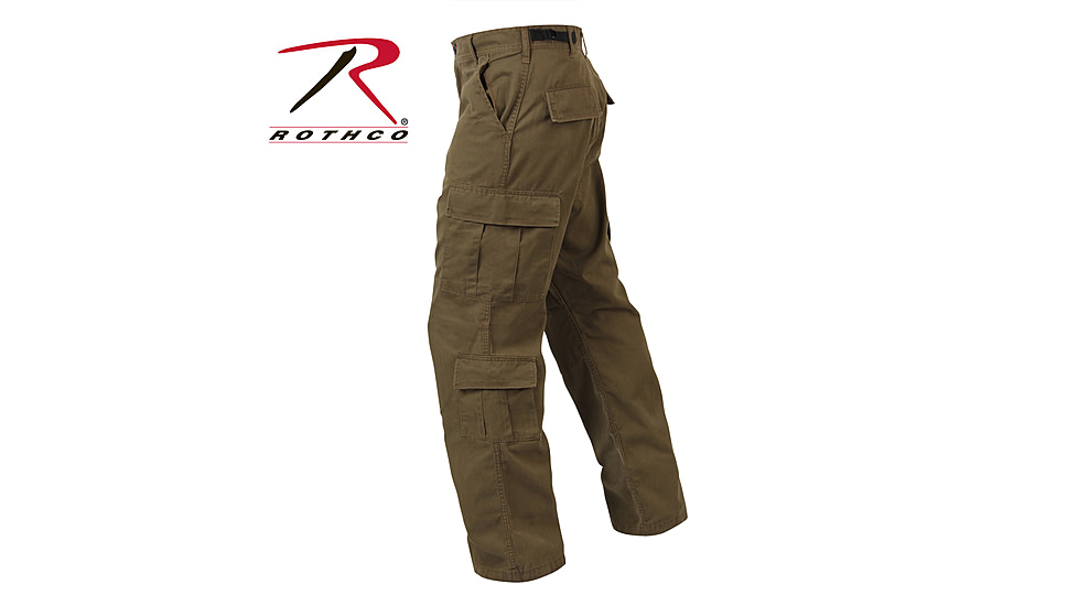 Rothco Vintage Paratrooper Fatigue Pants, Russet Brown, L, 2886-RussetBrown-L