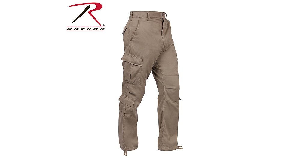 Rothco Vintage Paratrooper Fatigue Pants, Russet Brown, L, 2886-RussetBrown-L