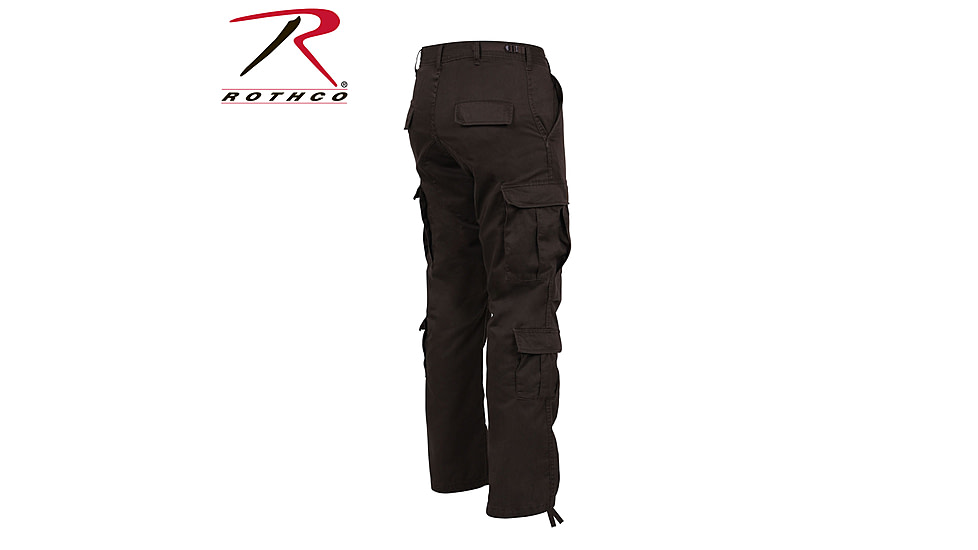 Rothco Vintage Paratrooper Fatigue Pants, Russet Brown, L, 2886-RussetBrown-L