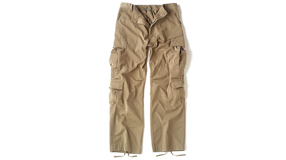 Rothco Vintage Paratrooper Fatigue Pants, Khaki, XL, 2686-Khaki-XL