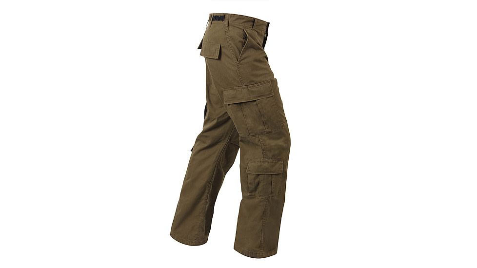 Rothco Vintage Paratrooper Fatigue Pants, Russet Brown, L, 2886-RussetBrown-L