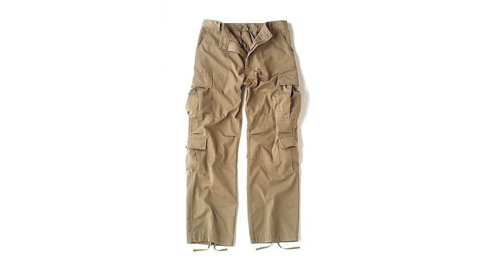 Rothco Vintage Paratrooper Fatigue Pants, Russet Brown, L, 2886-RussetBrown-L