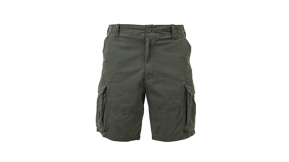 Rothco Vintage Solid Paratrooper Cargo Short, Olive Drab, XL, 2160-OliveDrab-XL