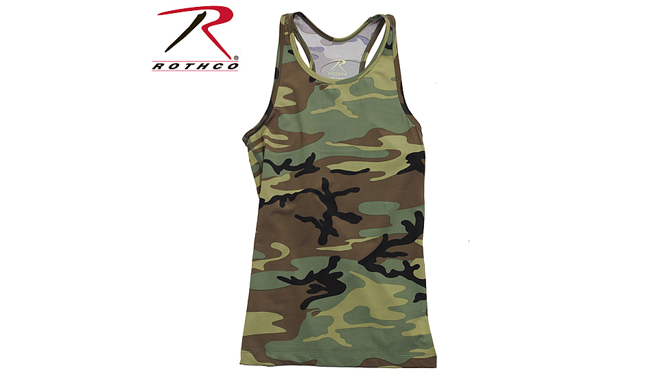 Rothco Womens Camo Workout Performance Tank Top, M, 44080-M