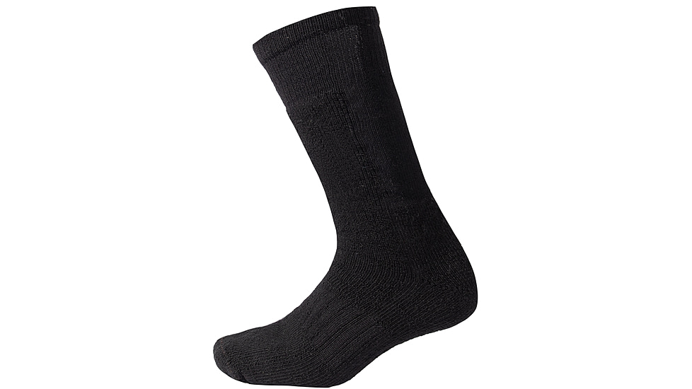 Rothco Wool Blend Mid-Calf Winter Socks, Black, Medium, 64110-Black-M