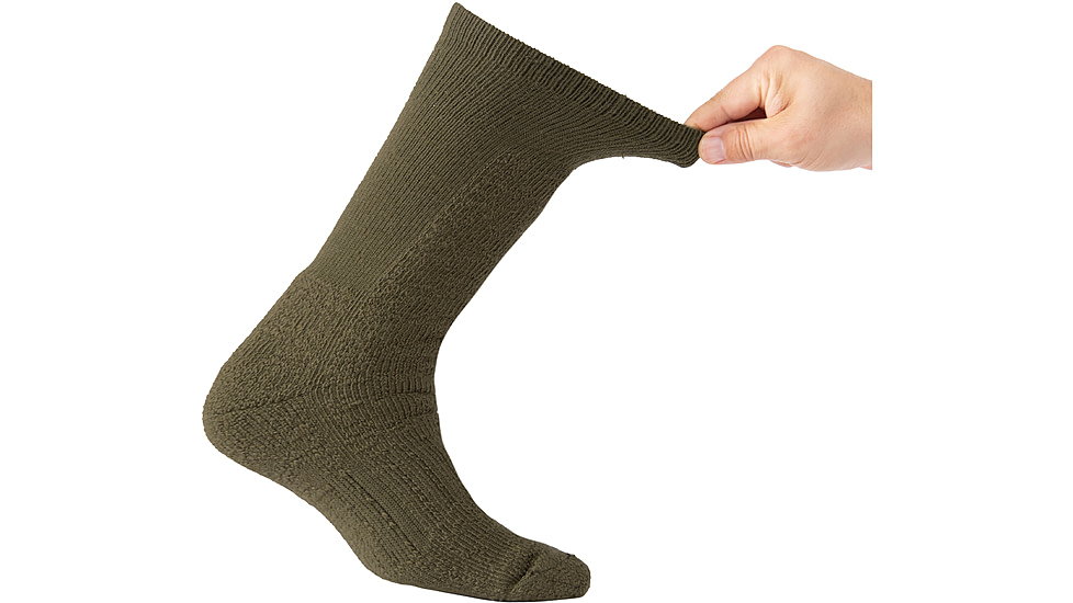 Rothco Wool Blend Mid-Calf Winter Socks, Olive Drab, Medium, 64112-OliveDrab-M