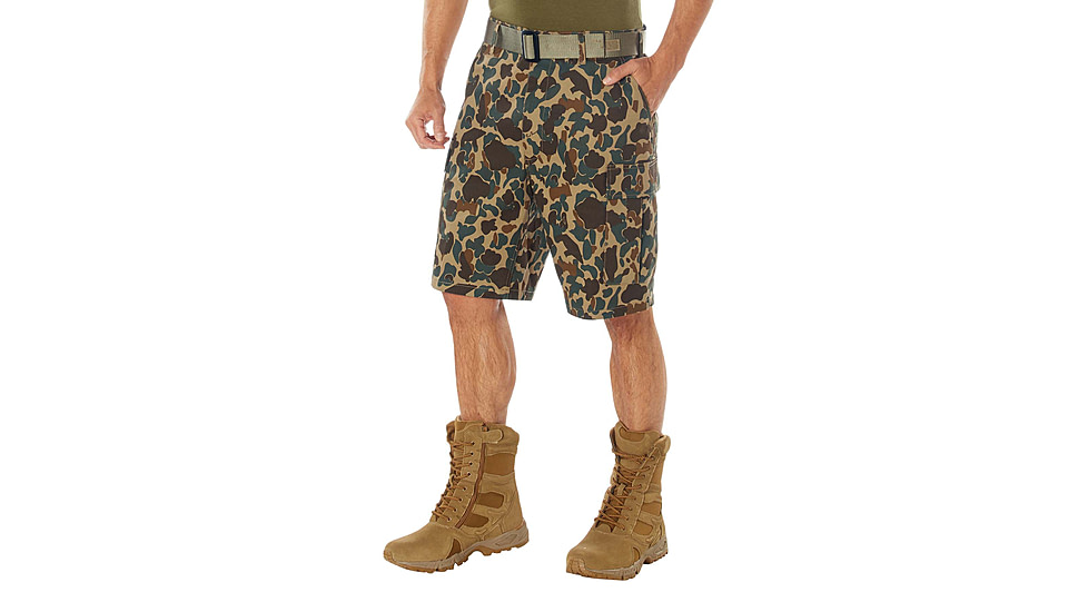 Rothco X Bear Archery Fred Bear Camo BDU Cargo Shorts, XL, 19025-XL