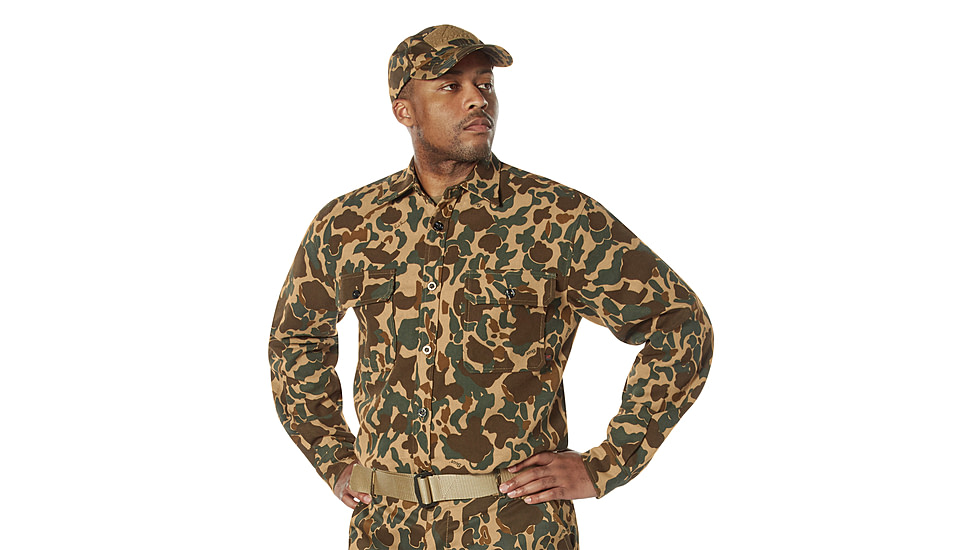 Rothco X Bear Archery Fred Bear Camo Flannel Shirt - Mens, Small, 19080-S