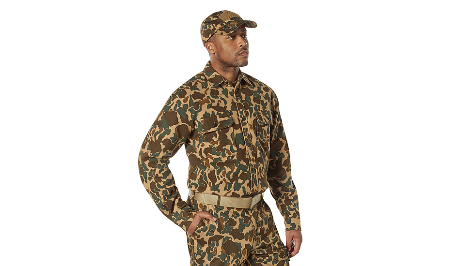 Rothco X Bear Archery Fred Bear Camo Flannel Shirt - Mens, Small, 19080-S
