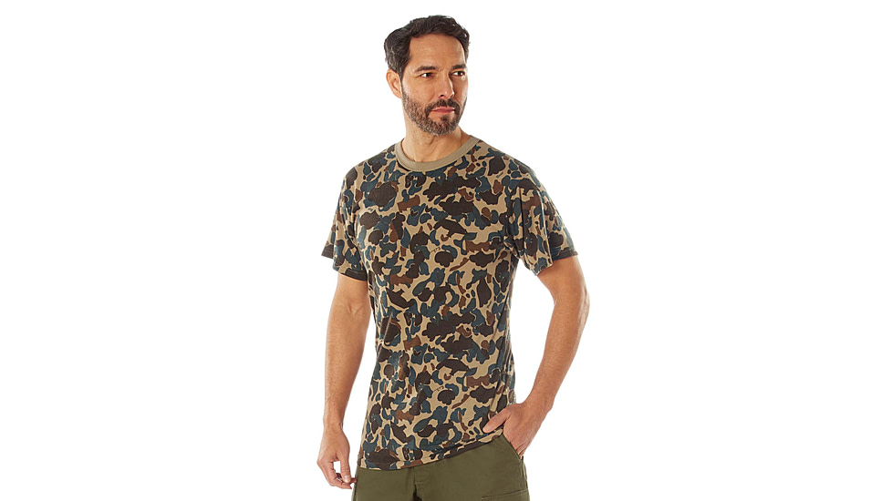 Rothco X Bear Archery Fred Camo Moisture Wicking T-Shirt, Camo, Large, 613902036055