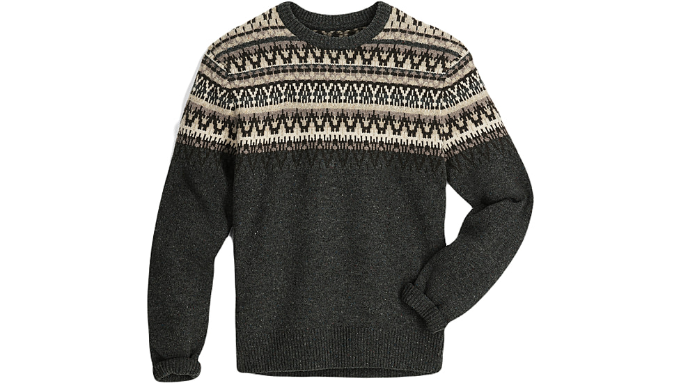 Royal Robbins Arch Rock Crew Long SLeeve - Mens, Asphalt Mammoth Print, Large, Y12600129-036RR-L