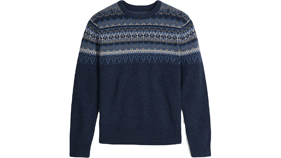 Royal Robbins Arch Rock Crew Long SLeeve - Mens, Deep Blue Mammoth Print, Large, Y12600129-408RR-L