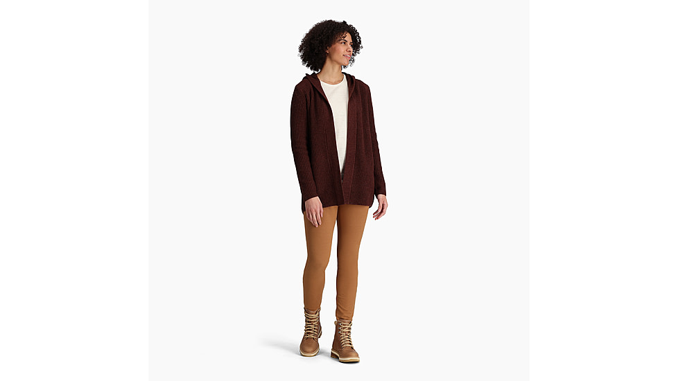 Royal Robbins Baylands Cardigan - Womens, Dark Mahogany, Small, Y617023160S
