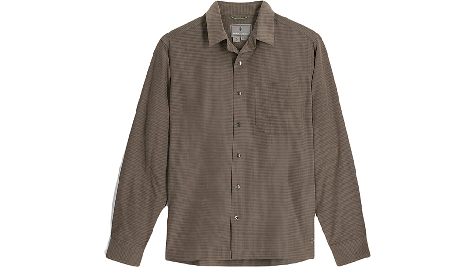 Royal Robbins Desert Pucker Dry Long Sleeve Shirt - Mens, Everglade, Small, Y72221-204RR-S
