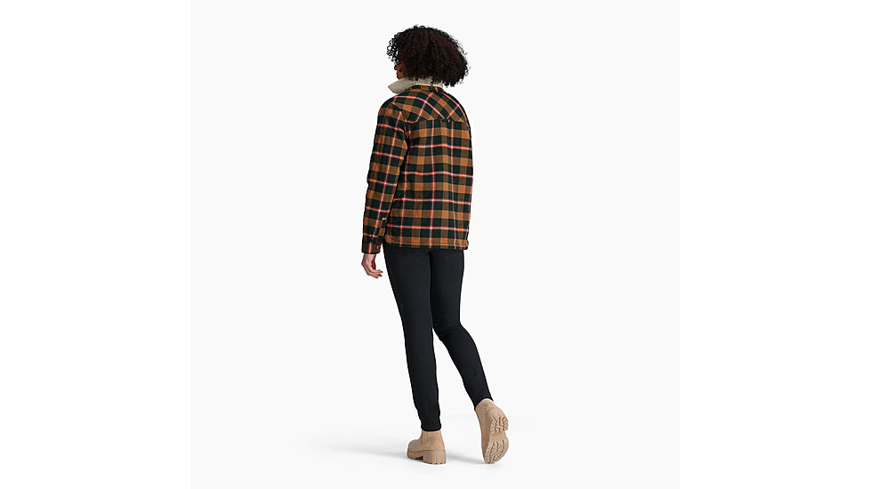 Royal Robbins Snowcap Lined Flannel Long Sleeve - Womens, Pine Grove Pinecrest Pld, Large, Y622021350L
