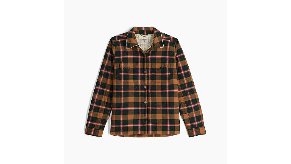 Royal Robbins Snowcap Lined Flannel Long Sleeve - Womens, Pine Grove Pinecrest Pld, Large, Y622021350L