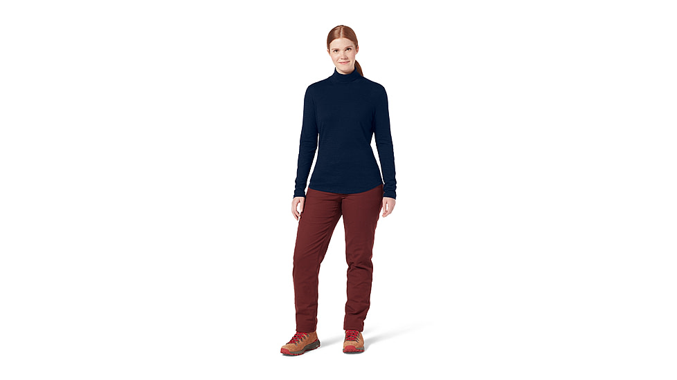 Royal Robbins Vacationer Turtleneck Long Sleeve Shirt - Womens, Naval, Small, Y612023150S