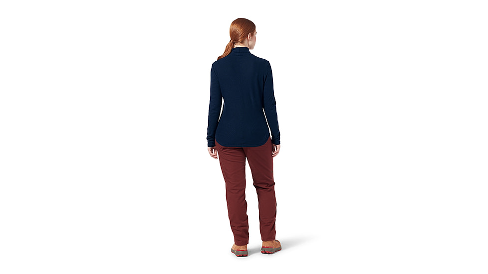 Royal Robbins Vacationer Turtleneck Long Sleeve Shirt - Womens, Naval, Small, Y612023150S