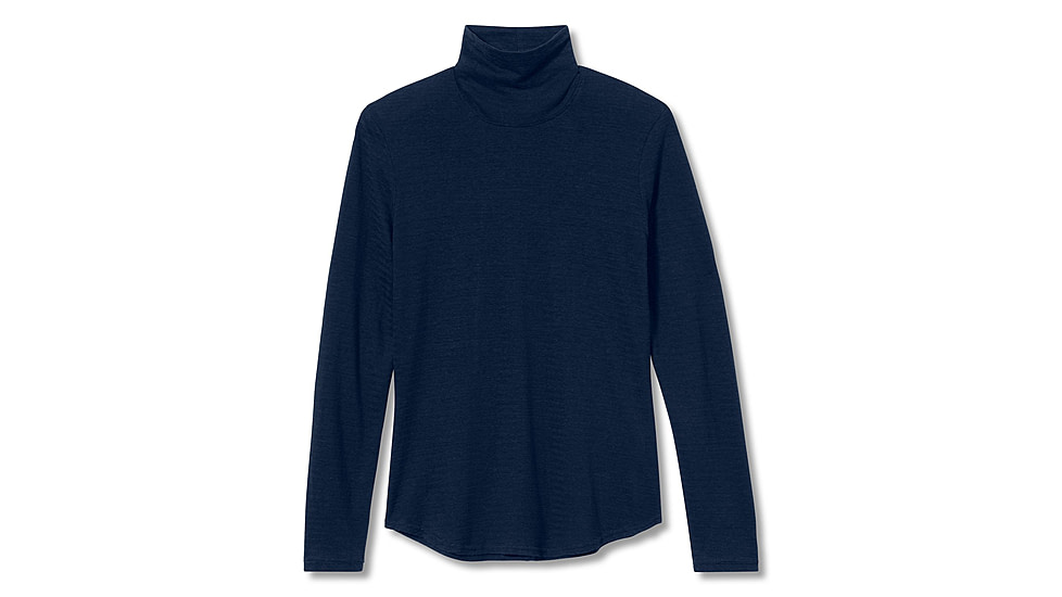 Royal Robbins Vacationer Turtleneck Long Sleeve Shirt - Womens, Naval, Small, Y612023150S