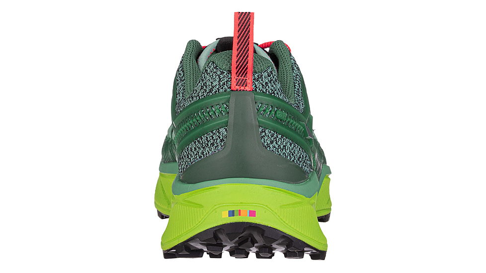 Salewa Dropline Hiking Shoes - Womens, Feld Green/Fluo Coral, 6, 00-0000061369-5585-6