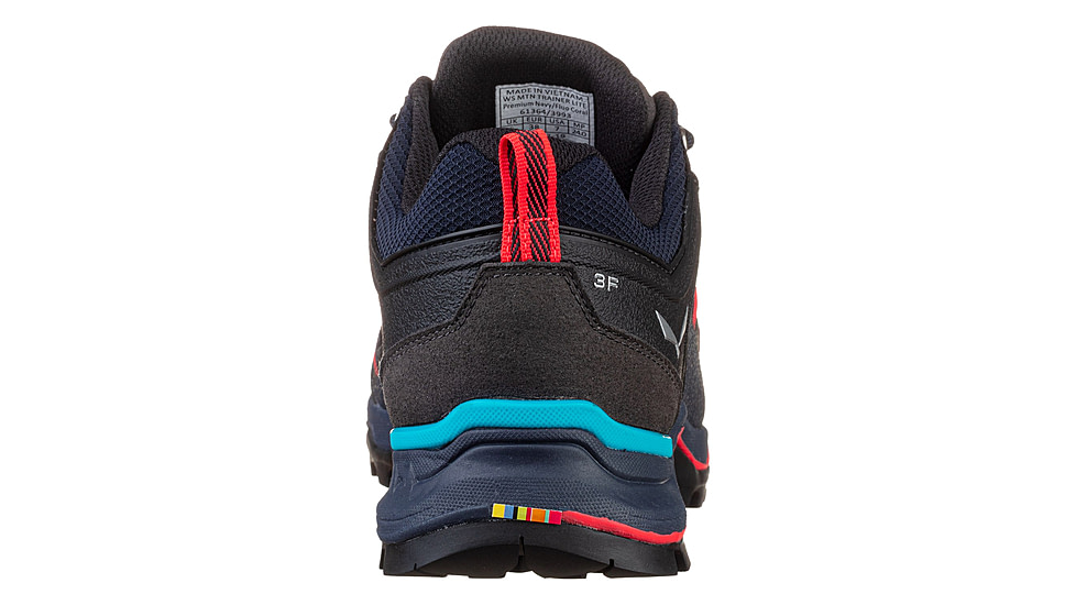 Salewa MTN Trainer Lite Hiking Shoes - Womens, Premium Navy/Fluo Coral, 9.5, 00-0000061364-3993-9.5