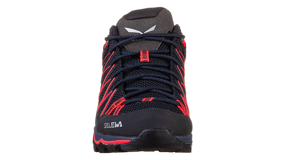 Salewa MTN Trainer Lite Hiking Shoes - Womens, Premium Navy/Fluo Coral, 9.5, 00-0000061364-3993-9.5