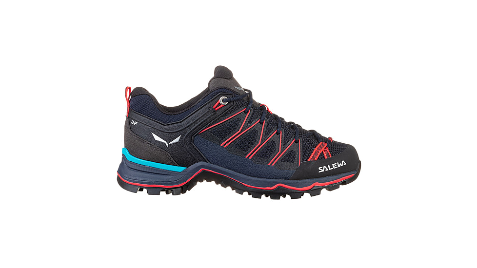 Salewa MTN Trainer Lite Hiking Shoes - Womens, Premium Navy/Fluo Coral, 9.5, 00-0000061364-3993-9.5