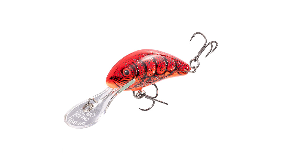 Salmo Hornet 40 Crankbaits, Hot Craw, 4cm/1.5in, QHT1136