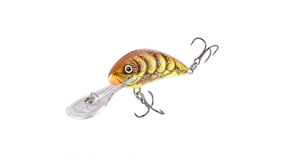 Salmo Hornet 40 Crankbaits, Mustard Craw, 4cm/1.5in, QHT1138