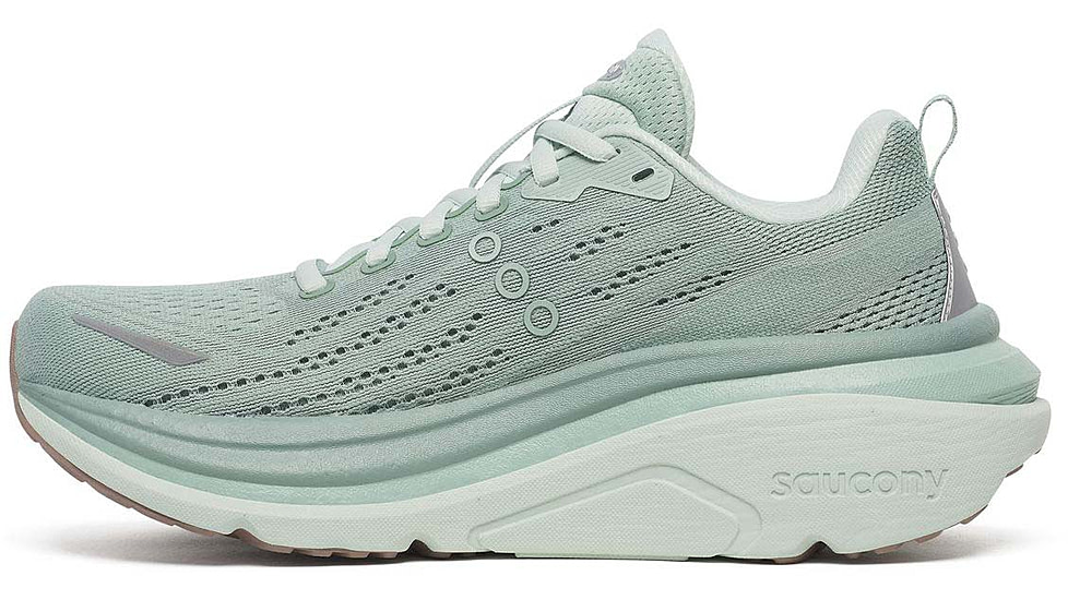 Saucony Hurricane 25 - Womens, Iceberg/Aloe, 6.5, S11026-220-M-6.5